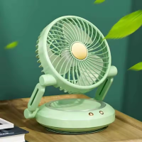 Foldable Desktop Fan With Light